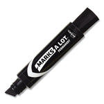 Marks A Lot Extra-Large Desk-Style Permanent Marker, Extra-Broad Chisel Tip, Black (24148)
