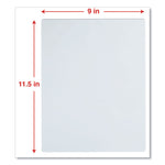 Laminating Pouches, 5 Mil, 9" X 11.5", Gloss Clear, 100/pack