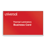 Laminating Pouches, 5 Mil, 3.75" X 2.25", Gloss Clear, 100/box