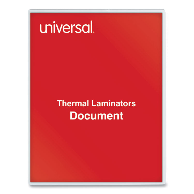 Laminating Pouches, 5 Mil, 9" X 11.5", Gloss Clear, 100/pack