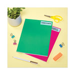 High-Visibility Permanent Laser ID Labels, 1 x 2.63, Pastel Blue, 750/Pack