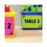 High-Visibility Permanent Laser ID Labels, 5.5 x 8.5, Neon Green, 200/Box