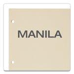 Write-On Tab Dividers, 5-Tab, 11 X 8.5, Manila, 20 Sets