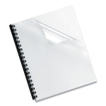 Crystals Transparent Presentation Covers for Binding Systems, Clear, with Square Corners 11 x 8.5, Unpunched, 200/Pack