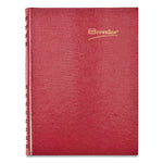 CoilPro Ruled Daily Planner, 8.25 x 5.75, Red Cover, 12-Month (Jan to Dec): 2025