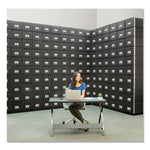 Staxonsteel Maximum Space-Saving Storage Drawers, Legal Files, 17" X 25.5" X 11.13", Black, 6/carton