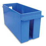 Extra-Capacity Coin Tray, Nickels, 1 Compartment, Denomination And Capacity Etched On Side, 10.5 X 4.75 X 5, Plastic, Blue