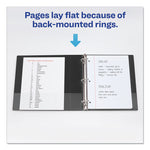 Durable View Binder With Durahinge And Ezd Rings, 3 Rings, 2" Capacity, 11 X 8.5, Black, (9500)