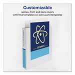 Durable View Binder With Durahinge And Slant Rings, 3 Rings, 1.5" Capacity, 11 X 8.5, White