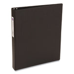 Economy Non-View Binder With Round Rings, 3 Rings, 1" Capacity, 11 X 8.5, Black, (4301)
