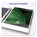 Economy Non-View Binder With Round Rings, 3 Rings, 1.5" Capacity, 11 X 8.5, Black, (4401)