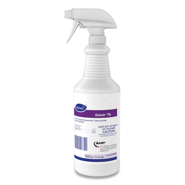 Oxivir Tb One-Step Disinfectant Cleaner, 32 Oz Bottle, 12/carton