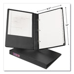 Legal Durable Non-View Binder With Round Rings, 3 Rings, 1" Capacity, 14 X 8.5, Black, (6400)