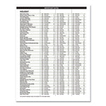 Academic Year Recycled Professional Weekly Planner, 11 x 8.5, Black Wirebound Soft Cover, 12-Month (Aug to July): 2025-2026