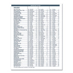 Monthly Hard Cover Two-Year Planner, 11 x 8.5, Black Cover, 24-Month: Jan 2025 to Dec 2026