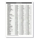 Four-Person Group Practice Daily Appointment Book, 11 x 8.5, Black Cover, 12-Month (Jan to Dec): 2025