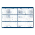 Academic Year Recycled Poster Style Reversible/Erasable Yearly Wall Calendar, 24 x 37, 12-Month (July to June): 2025 to 2026