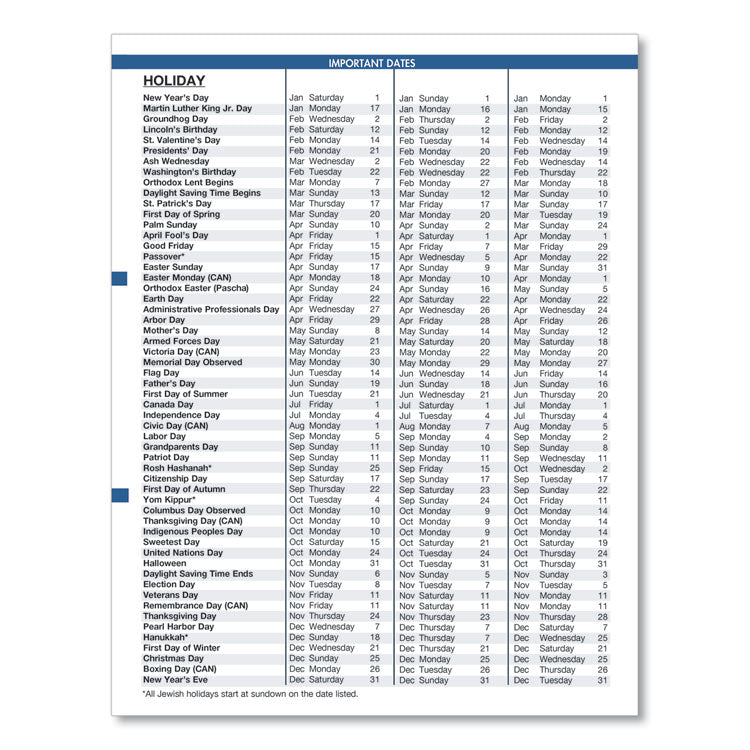 Earthscapes Recycled Ruled Monthly Planner, Landscapes Color Photos, 11 x 8.5, Black Cover, 14-Month: Dec 2024 to Jan 2026