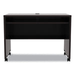 Alera Valencia Series Mobile Workstation Desk, 41.38" X 23.63" X 30", Espresso