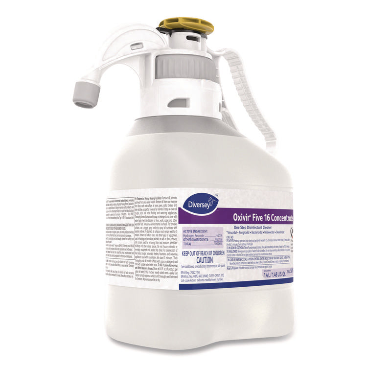 Oxivir Five 16 Concentrate One Step Disinfectant Cleaner, Liquid, 1.4 L, 2/ct