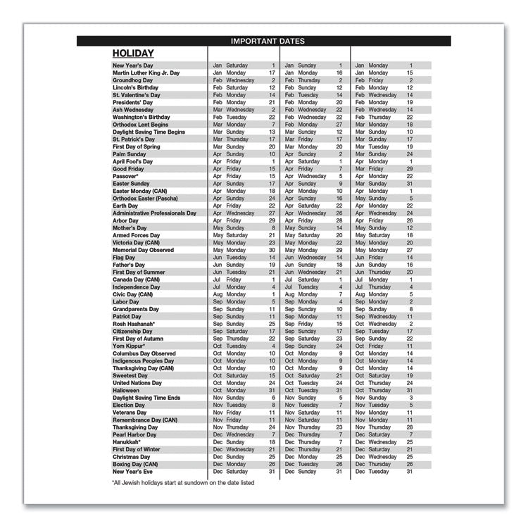 Black-on-White Photo Weekly Appointment Book, Landscape Photography, 11 x 8.5, Black Cover, 12-Month (Jan to Dec): 2025