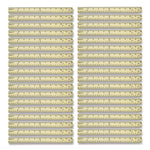 Three-Hole Punched Wood Ruler, Standard/metric, 12" (30 Cm) Long, Natural Wood, 36/box