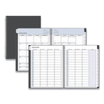 Passages Appointment Planner, 11 x 8.5, Charcoal Cover, 12-Month (Jan to Dec): 2025