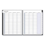 Passages Appointment Planner, 11 x 8.5, Charcoal Cover, 12-Month (Jan to Dec): 2025