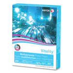 Vitality Multipurpose Print Paper, 92 Bright, 20 lb Bond Weight, 8.5 x 11, White, 500 Sheets/Ream