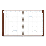 Signature Collection Academic Weekly/Monthly Planners, 11.5 x 8, Distressed Brown Cover, 13-Month: July 2025 to July 2026