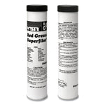 NLGI #2 Red Grease, 14 oz Tube, 48/Carton