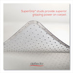 Execumat All Day Use Chair Mat For High Pile Carpet, 46 X 60, Rectangular, Clear