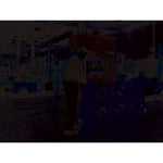 Portable Mobile Safety Barrier, Plastic, 13 ft x 40", Yellow