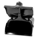 Lobby Pro Upright Dustpan, With Cover, 12.5w X 37h, Plastic Pan/metal Handle, Black