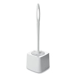 Commercial-Grade Toilet Bowl Brush Holder, White