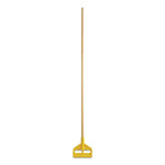 Invader Side-Gate Wood Wet-Mop Handle, 1" dia x 60", Natural, 12/Carton