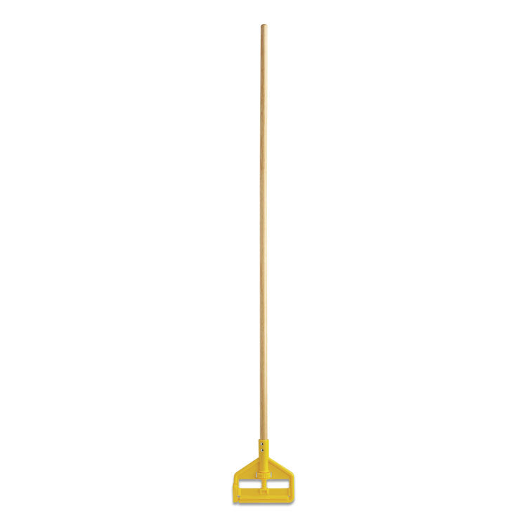 Invader Side-Gate Wood Wet-Mop Handle, 1" dia x 60", Natural, 12/Carton