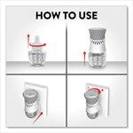 Scented Oil Warmer, 1.75" x 2.69" x 3.63", White, 6/Carton