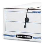 Liberty Plus Heavy-Duty Strength Storage Boxes, Legal Files, 15.25" X 24.13" X 10.75", White/blue, 12/carton