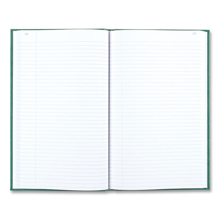 Emerald Series Account Book, Green Cover, 12.25 X 7.25 Sheets, 300 Sheets/book