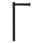 Adjusta-Tape Crowd Control Posts Only, Steel, 40" High, Black, 2/box