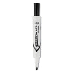 Marks A Lot Desk-Style Dry Erase Marker, Broad Chisel Tip, Black, Dozen (24408)