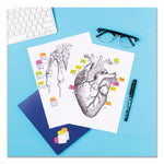 Ultra Tabs Repositionable Tabs, Mini Tabs: 1" x 1.5", 1/5-Cut, Assorted Neon Colors, 40/Pack