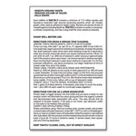 Enzym D Digester Liquid Deodorant, Lemon, 1 Gal Bottle, 4/carton