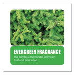 Extra Duty Urinal Screen With Non-Para Block, Evergreen With Enzymes Scent, White, Dozen