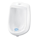 Extra Duty Urinal Screen With Non-Para Block, Evergreen With Enzymes Scent, White, Dozen
