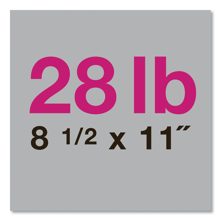 Platinum Paper, 99 Bright, 28 lb Bond Weight, 8.5 x 11, White, 500/Ream