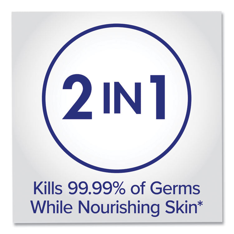 2 in 1 Moisturizing Advanced Hand Sanitizer Gel, 12 oz Pump Bottle, Clean Scent