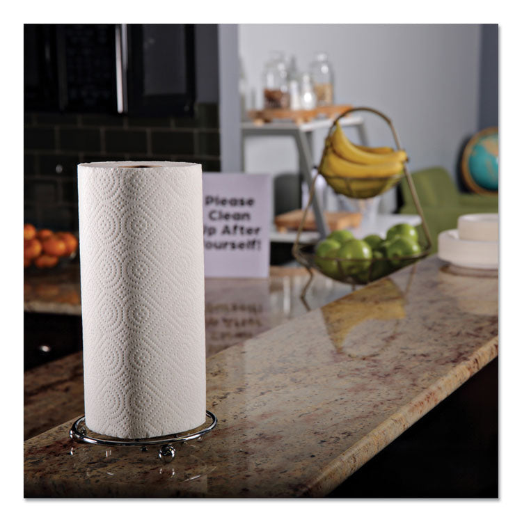 Kitchen Roll Towels, 2-Ply, 11 x 8.8, White, 100/Roll