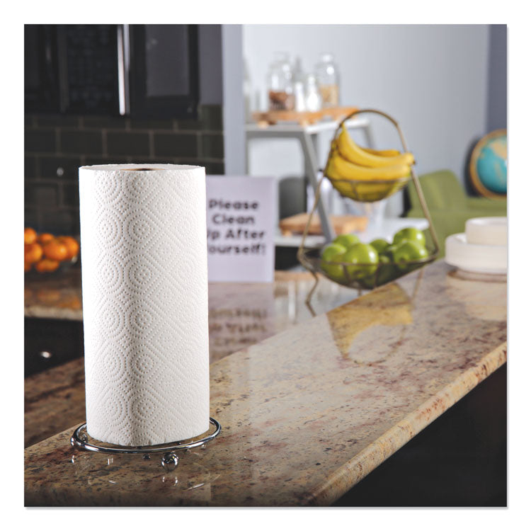 Kitchen Roll Towels, 2-Ply, 11 x 8.8, White, 100/Roll, 30 Rolls/Carton